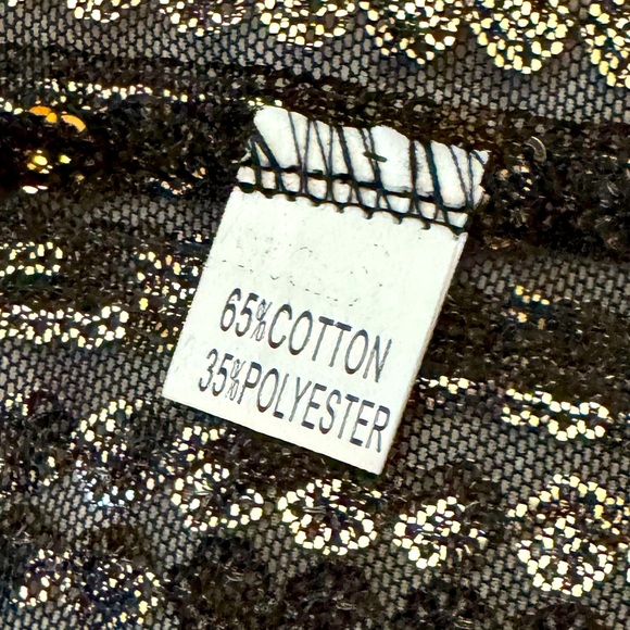 Elegant Sequined Duster/Tunic - Black & Gold - XL - Picture 11 of 15